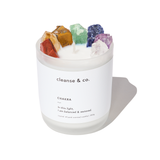 Chakra Crystal Candle - balanced & restored