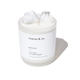 Howlite Intention Crystal Candle - safe & aligned