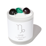 Capricorn Zodiac Crystal Candle