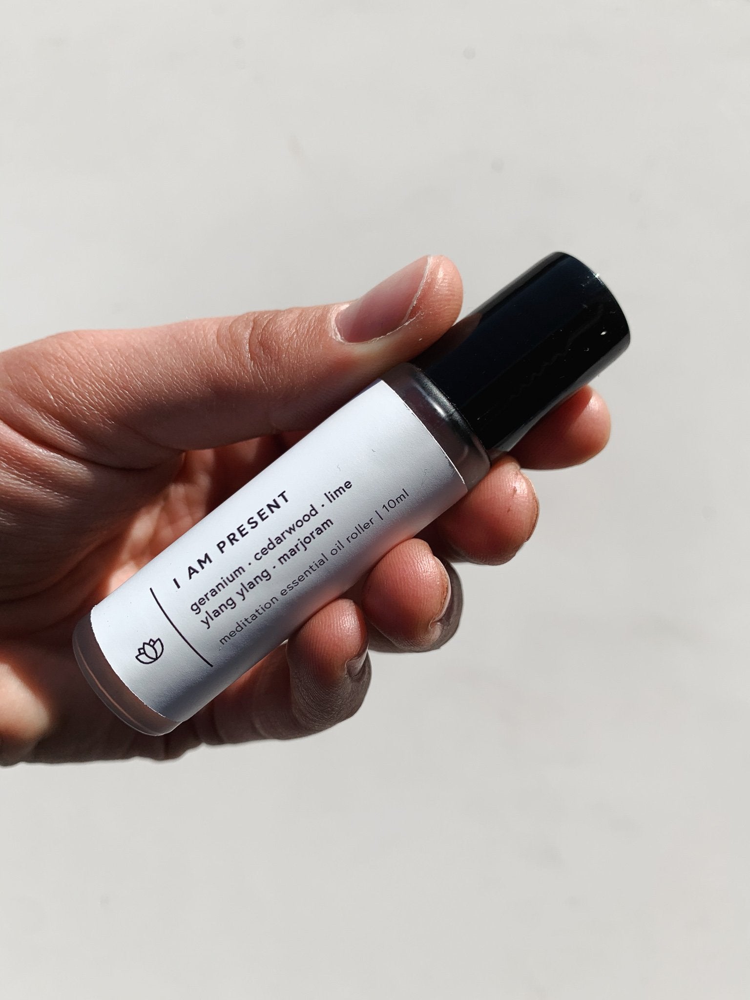 Cleanse & Co. I am Present. Meditate Roller. Essential Oil Blend.