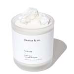 Howlite Crystal Candle