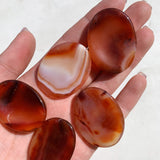 Banded Carnelian Worry Stone