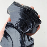 Large Raw Black Obsidian - Intuitively Chosen