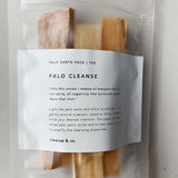 Palo Santo Wood with Clear Quartz (3 piece)