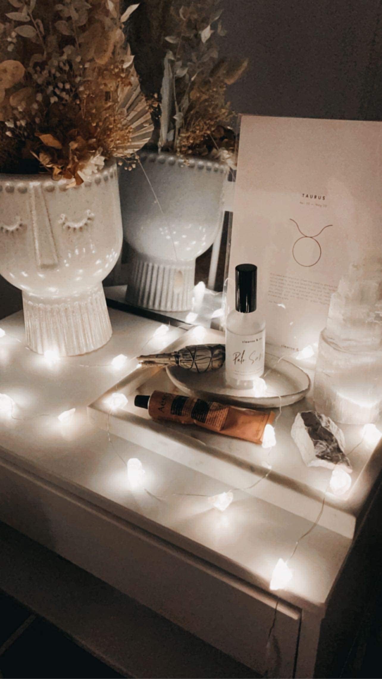 Amethyst Fairy Crystal String Lights Self & Home cleanse & co.