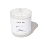 Apophyllite Intention Crystal Candle - soothed & calm candle 200G / Coconut, Lime & Elderflower cleanse and co.