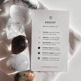 Assist Crystal Kit – Anxiety crystal kit cleanse & co.