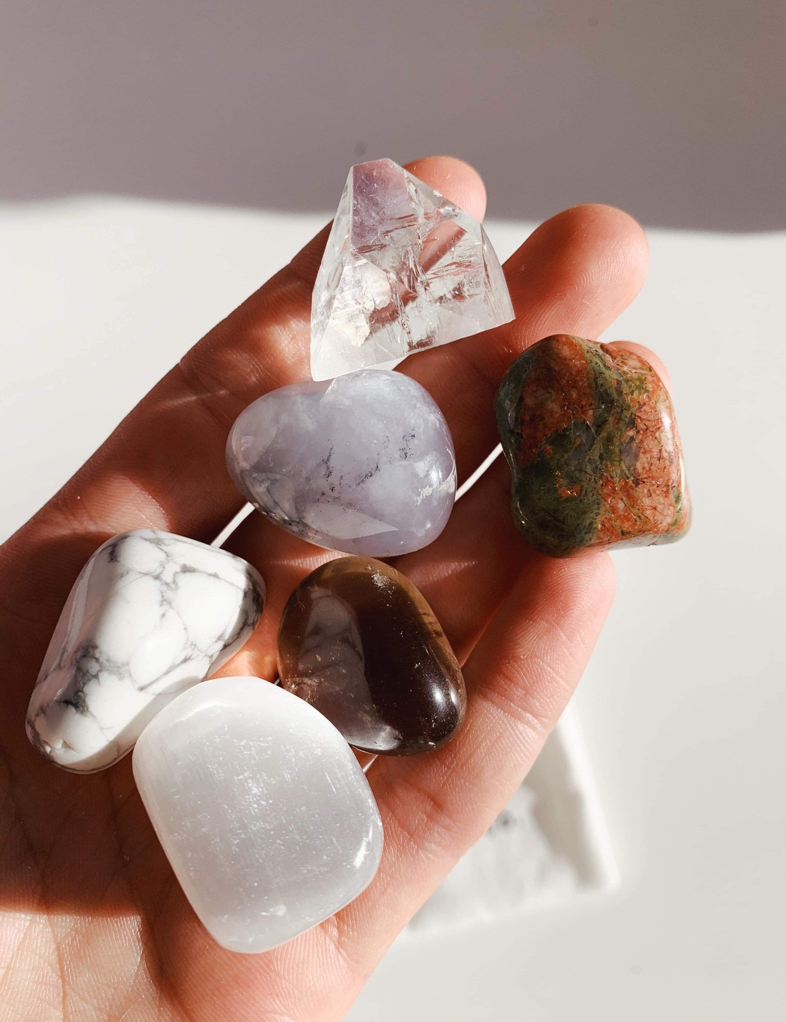 Assist Crystal Kit – Anxiety crystal kit cleanse & co.
