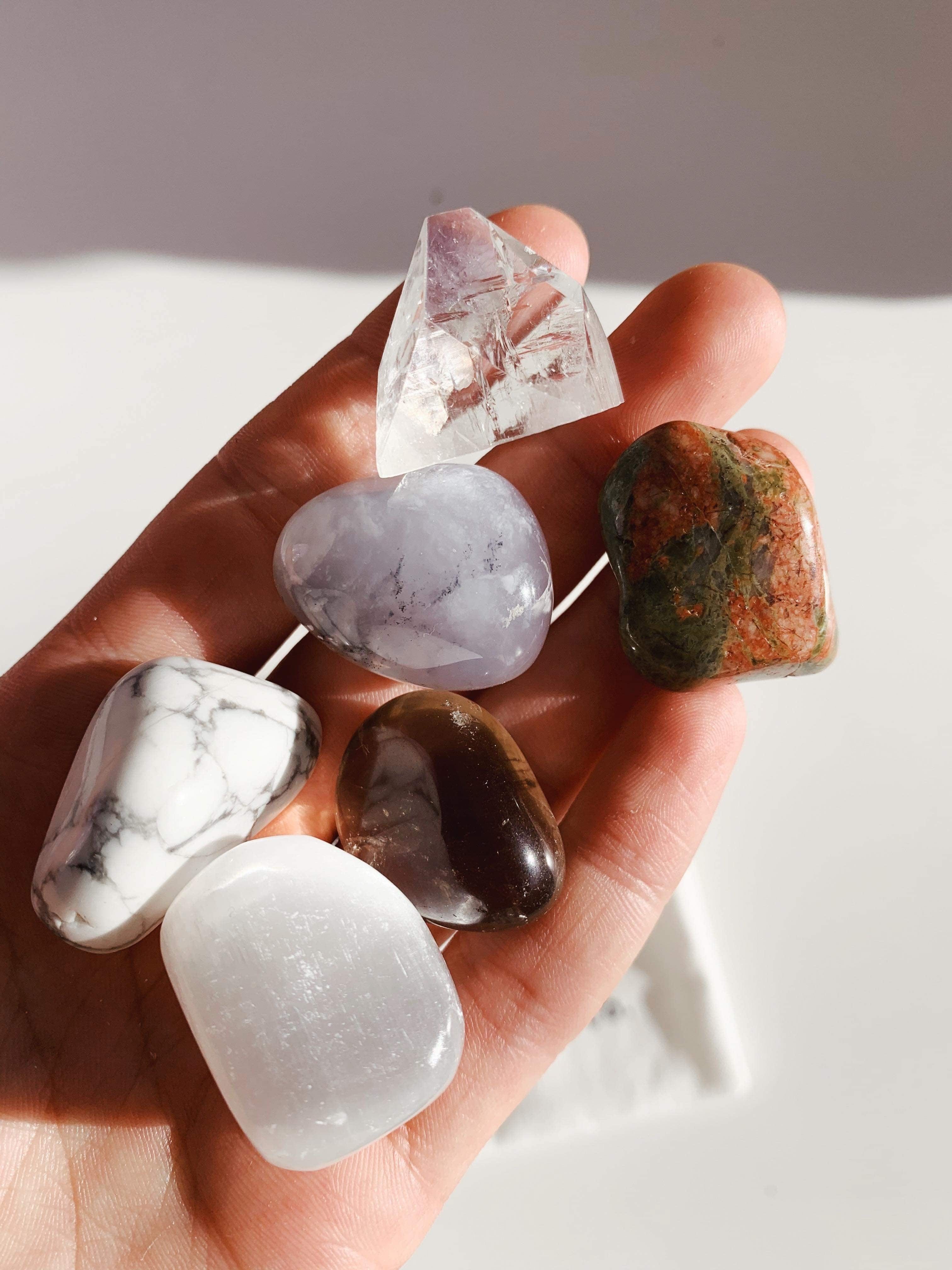 Assist Crystal Kit – Anxiety crystal kit cleanse & co.
