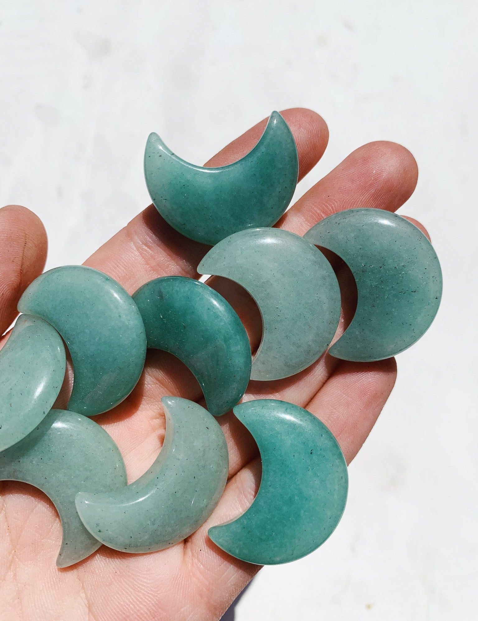 Aventurine Mini Moon shape cleanse & co.