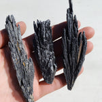 Black Kyanite Cluster - Intuitively Chosen cluster cleanse & co.