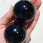 Black Obsidian Sphere - Intuitively Chosen sphere cleanse & co.
