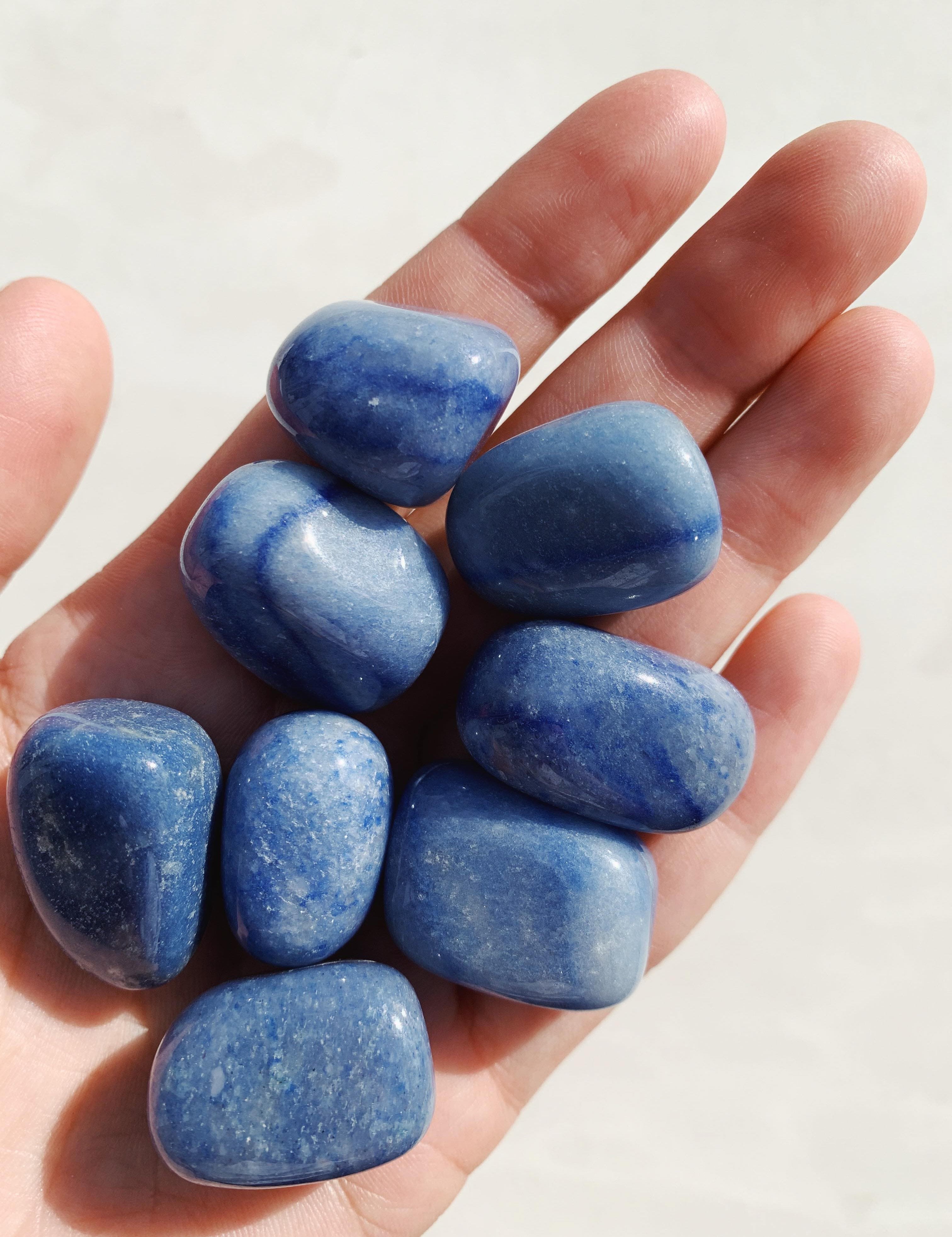Blue Quartz Tumble - Purpose/Growth tumbled cleanse & co.