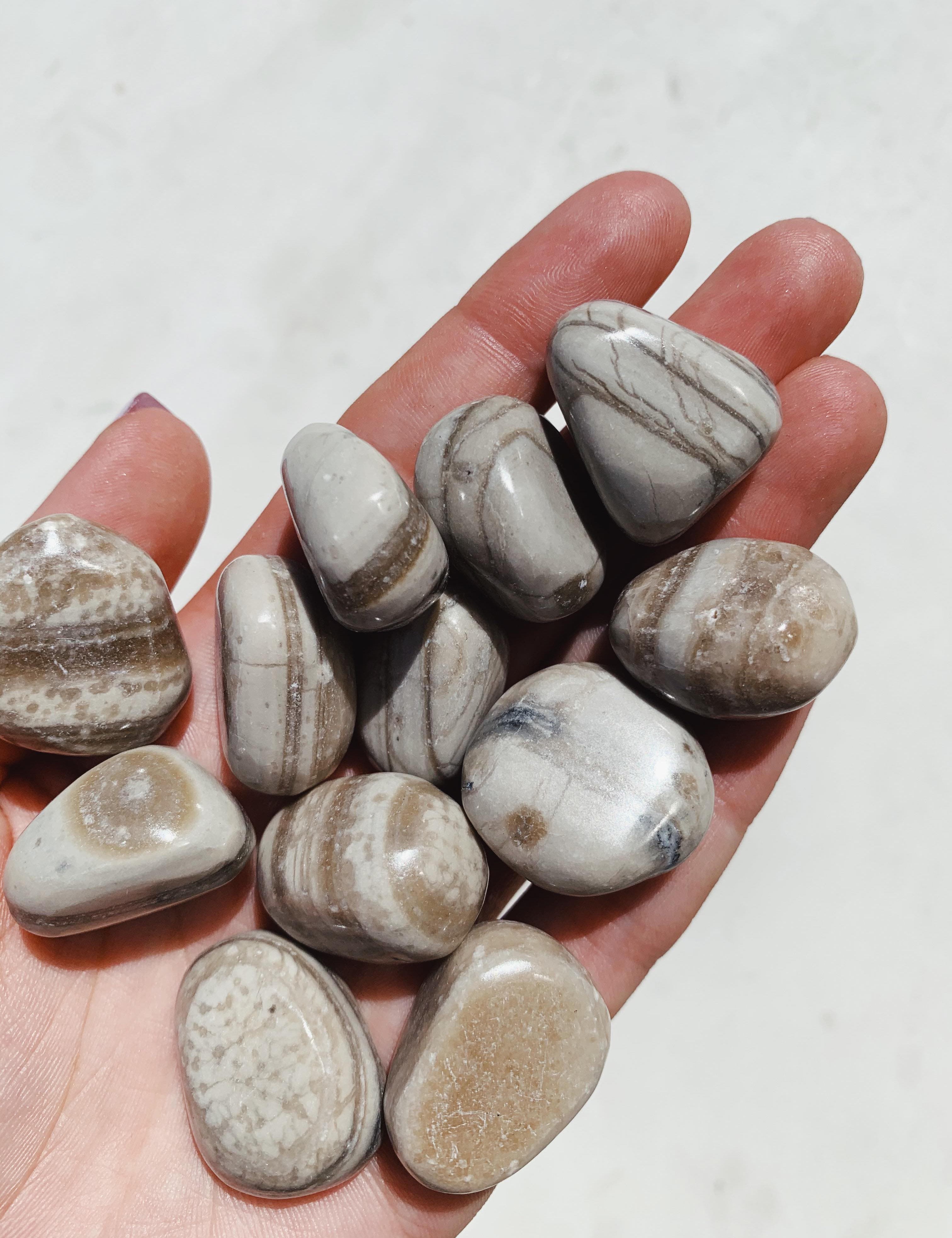 Brown Aragonite Tumble - Release/Healing tumbled cleanse & co.