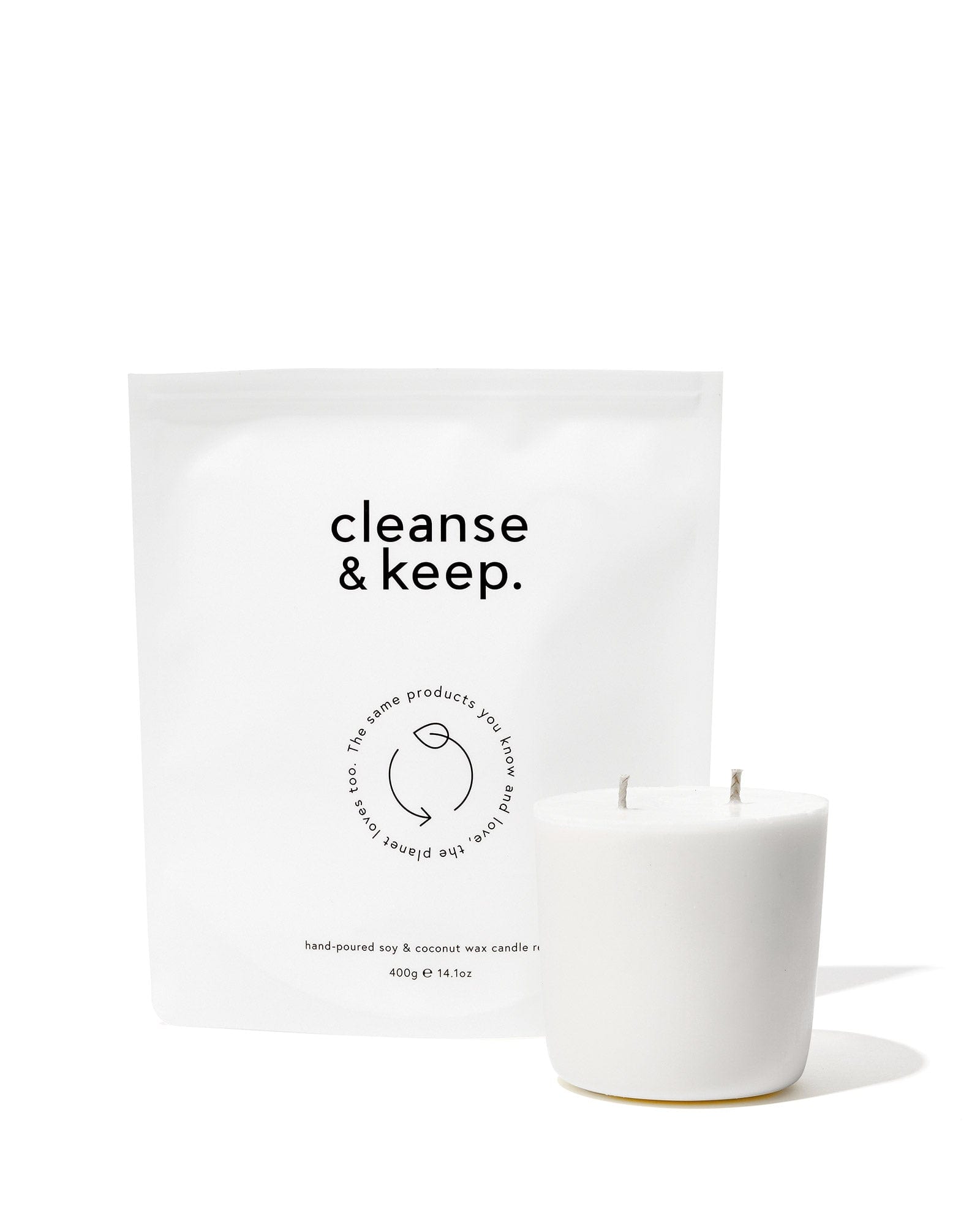 Candle Refill 400g candle cleanse and co.
