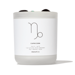 Capricorn Zodiac Crystal Candle candle cleanse and co.