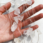 Clear Quartz Fairy Crystal String Lights Self & Home cleanse & co.