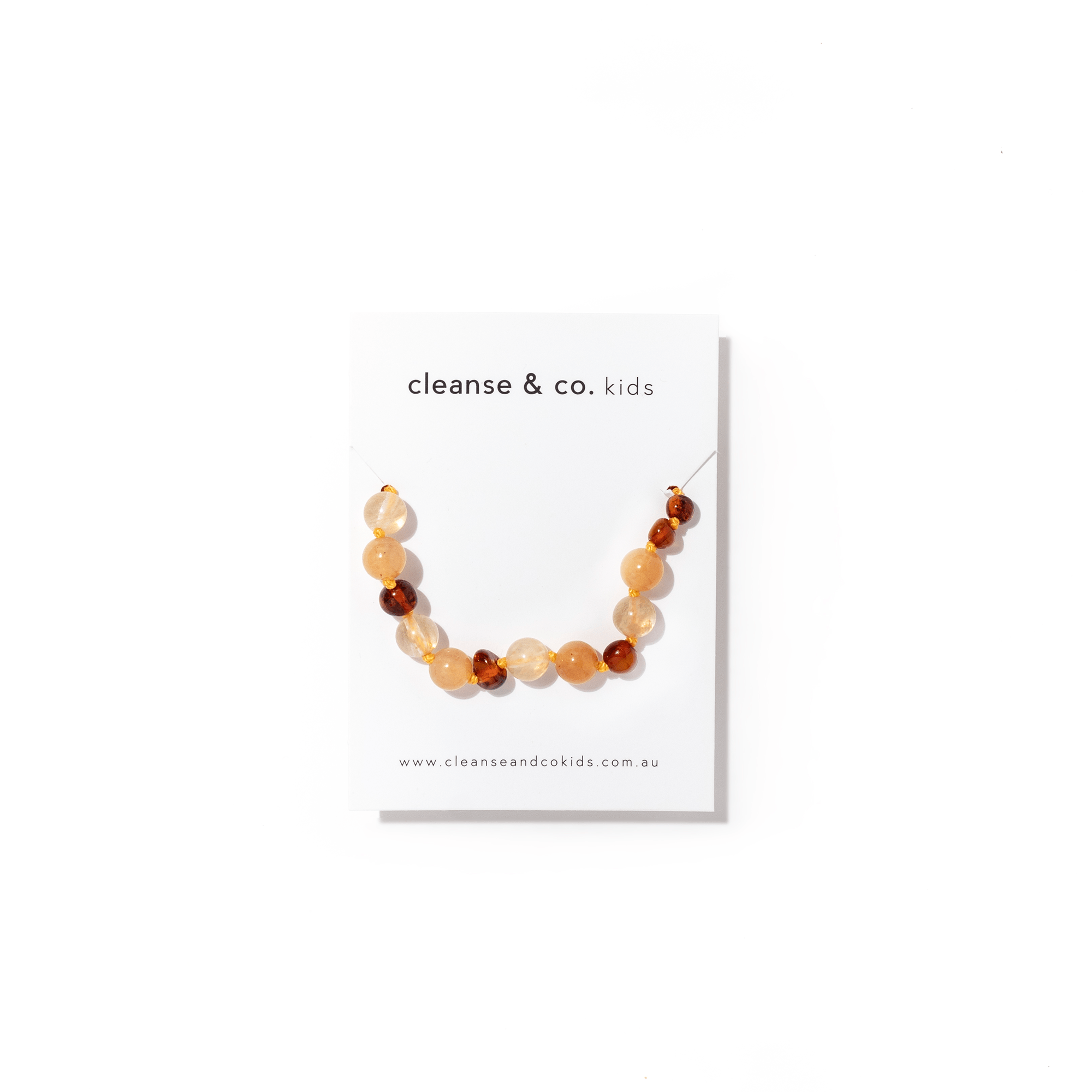 Cognac Quartz & Yellow Aventurine Bracelet cleanse and co.