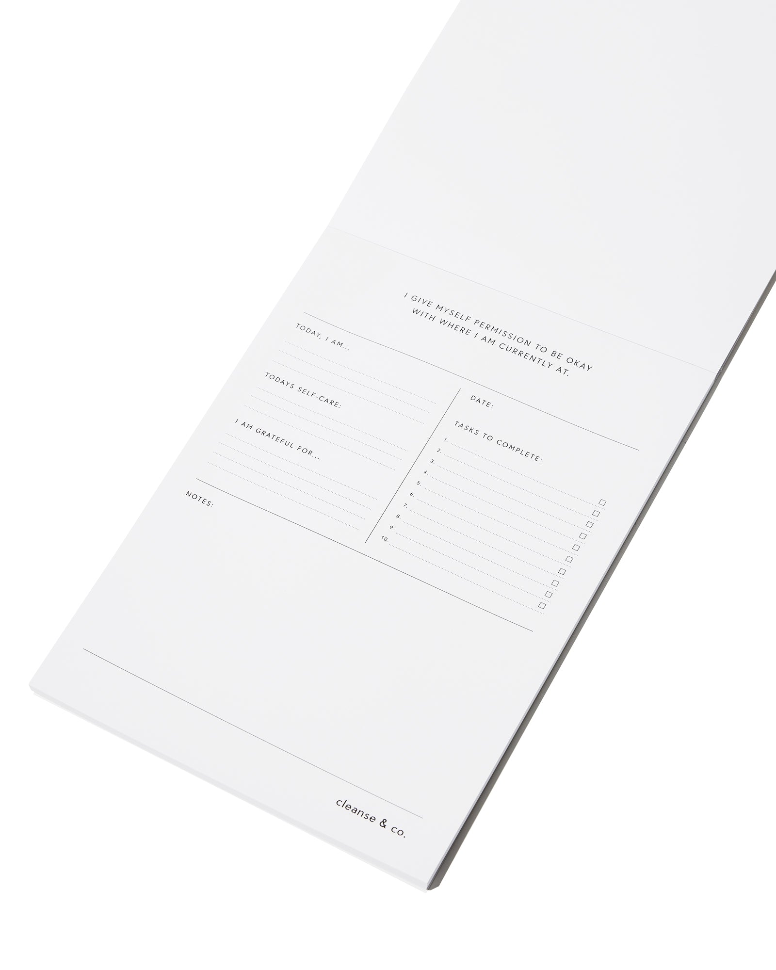 Daily Desk Planner - Guidance Range cleanse & co.