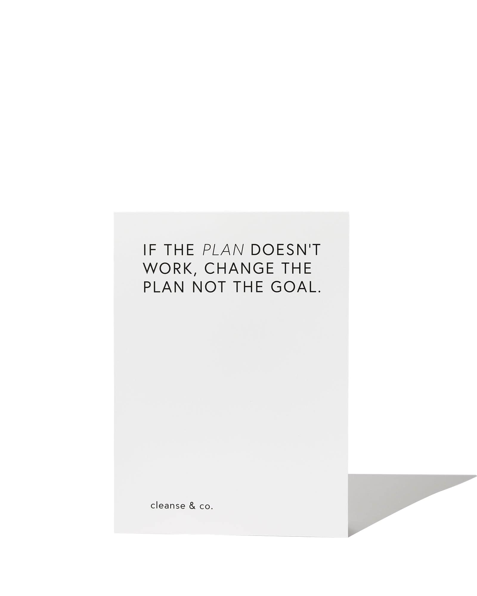 Daily Desk Planner - Guidance Range cleanse & co.