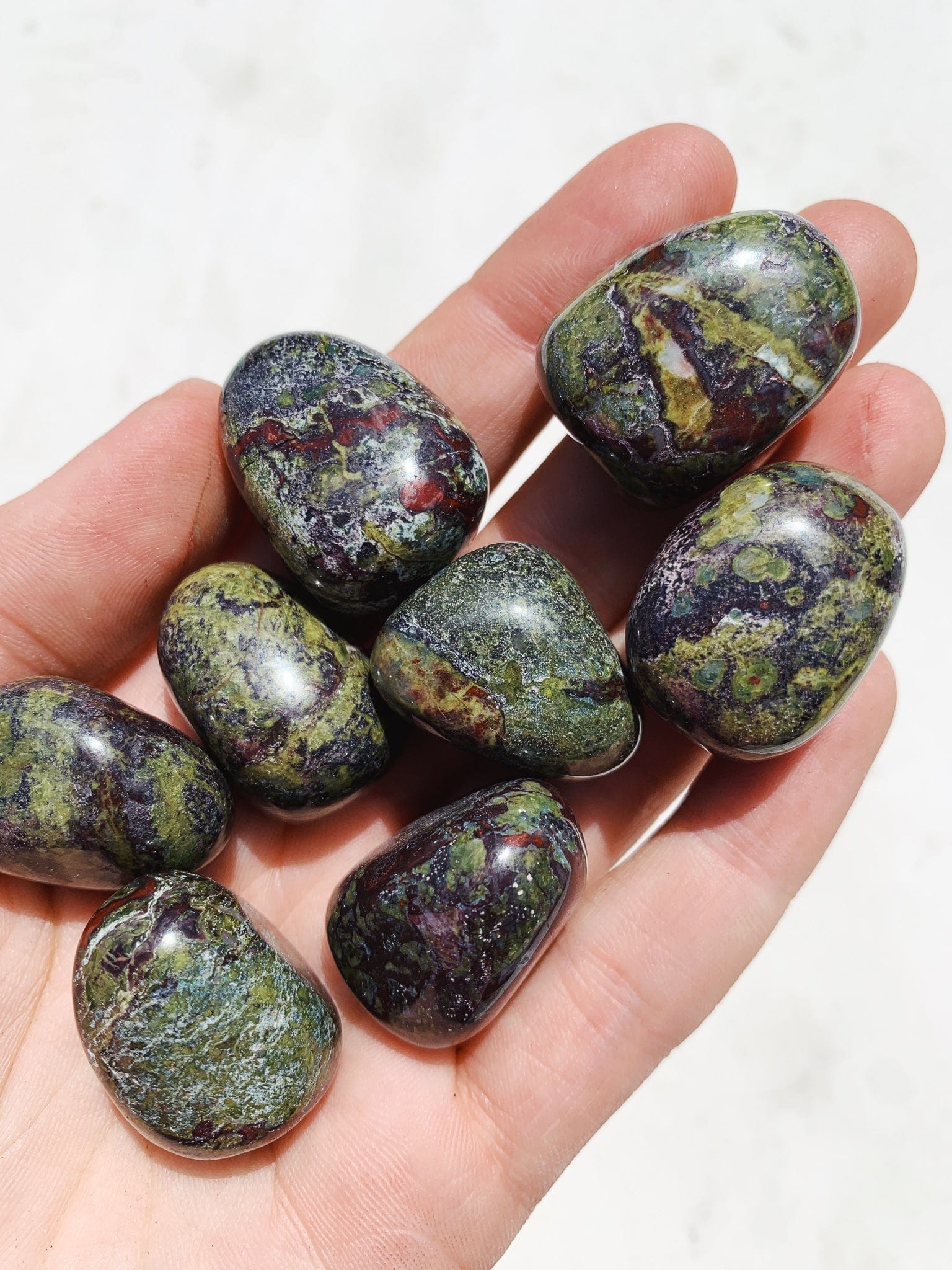 Dragon Blood Jasper Tumble tumbled cleanse & co.