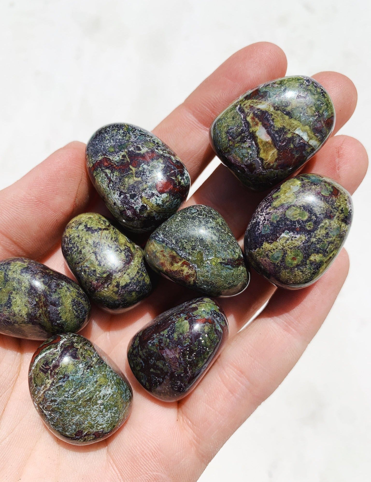 Dragon Blood Jasper Tumble tumbled cleanse & co.