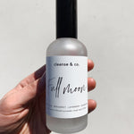 Full Moon Surrender Mist essential oil blend cleanse and co.