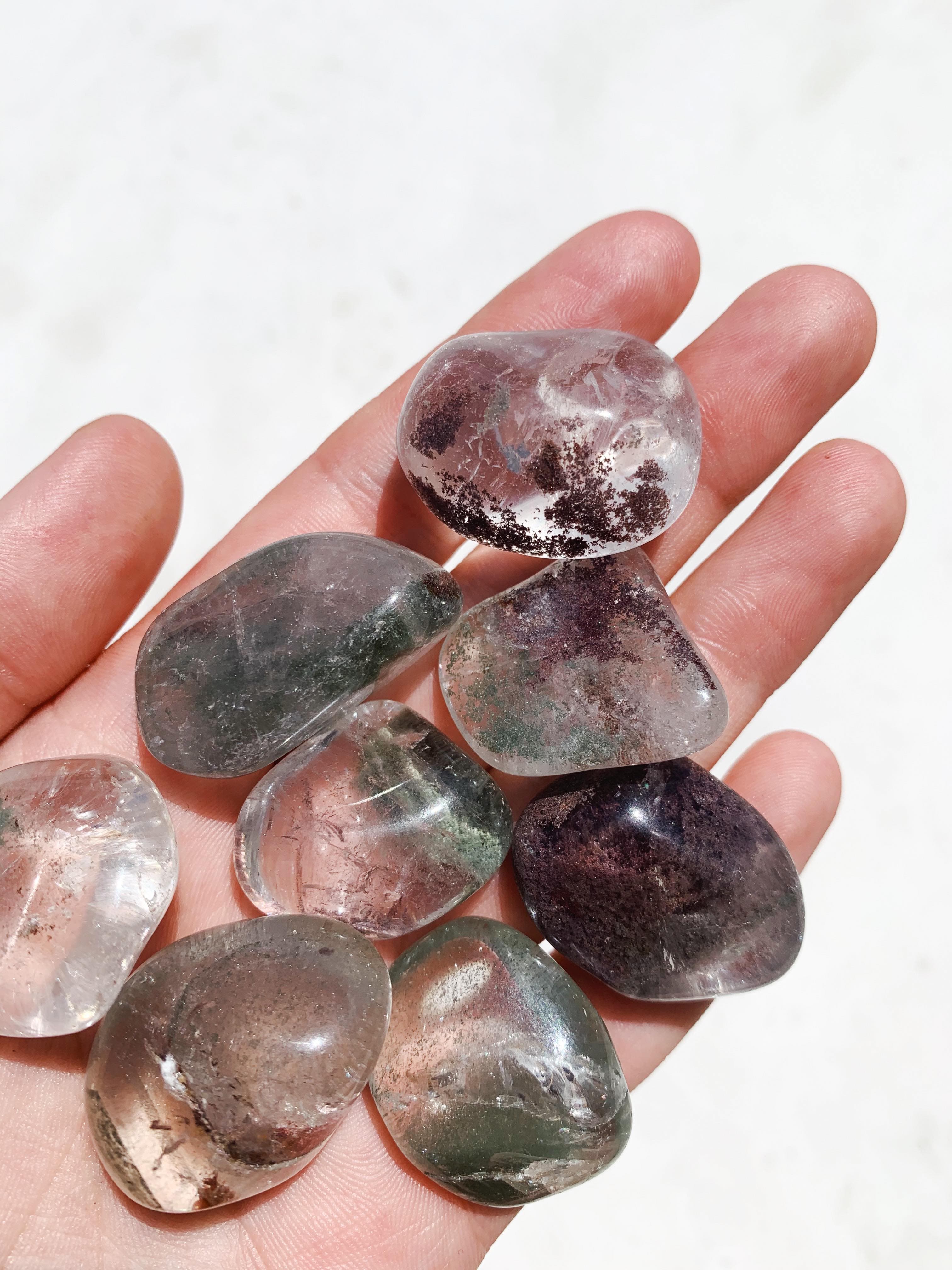 Garden Quartz Tumble - Grounding/Negativity tumbled cleanse & co.