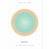 Gemini Aura - Zodiac Print print cleanse & co.