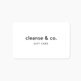 Gift Card Gift Cards cleanse and co.