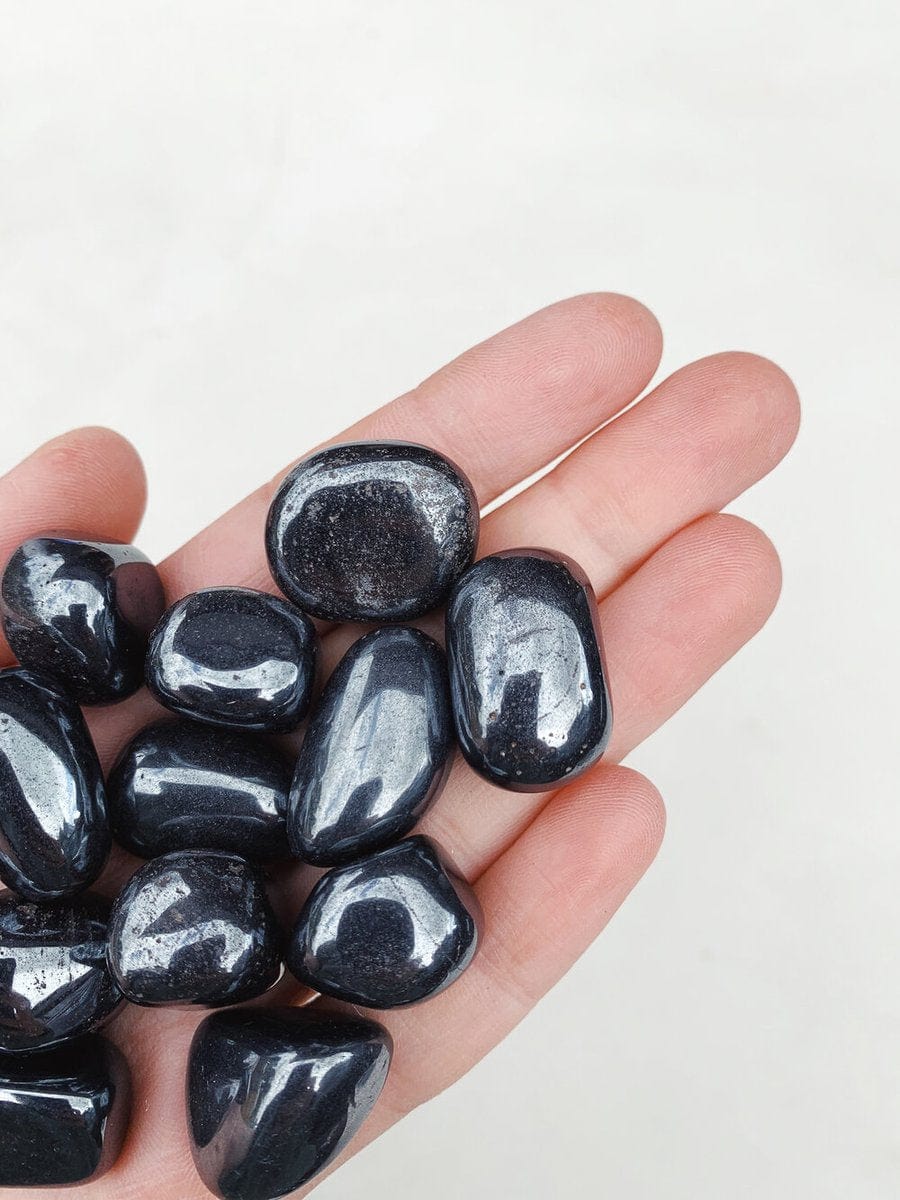 Hematite Tumble - Calm/Stability tumbled cleanse & co.