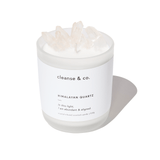 Himalayan Quartz Crystal Candle - abundant & aligned candle 200G / Baccarat Rouge Type cleanse and co.