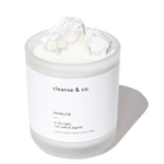 Howlite Intention Crystal Candle - safe & aligned candle cleanse and co.