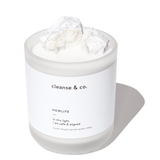 Howlite Intention Crystal Candle - safe & aligned candle cleanse and co.