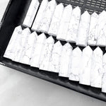 Howlite Tower - Intuitively Chosen tower cleanse & co.