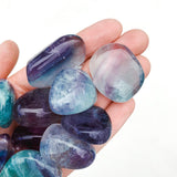 Rainbow Fluorite Tumble - Intuition/Organisation