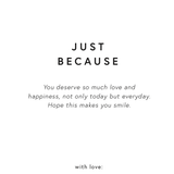 Just Because Card gift_wrapping cleanse & co.