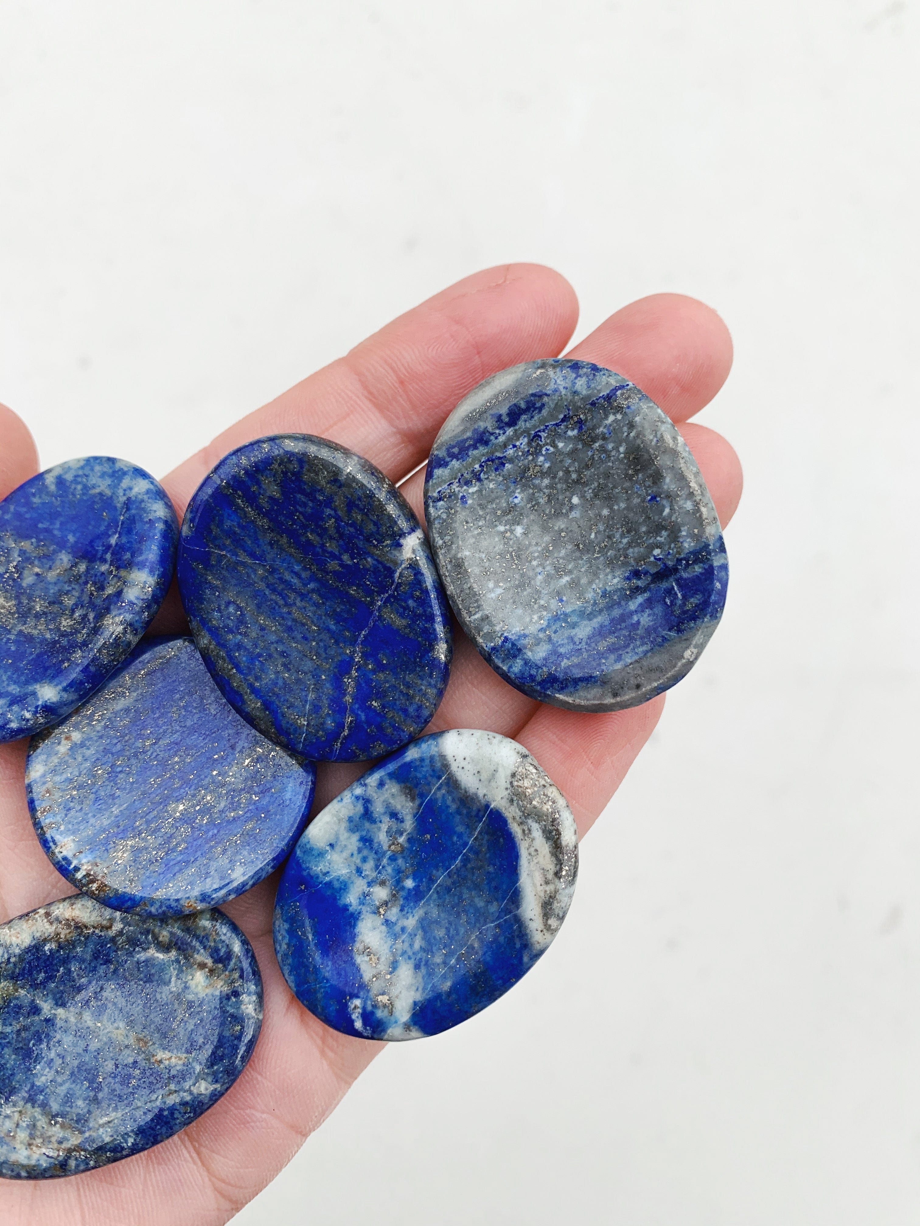 Lapis Lazuli Worry Stone worry stone cleanse & co.