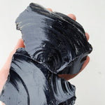 Large Raw Black Obsidian - Intuitively Chosen raw cleanse and co.