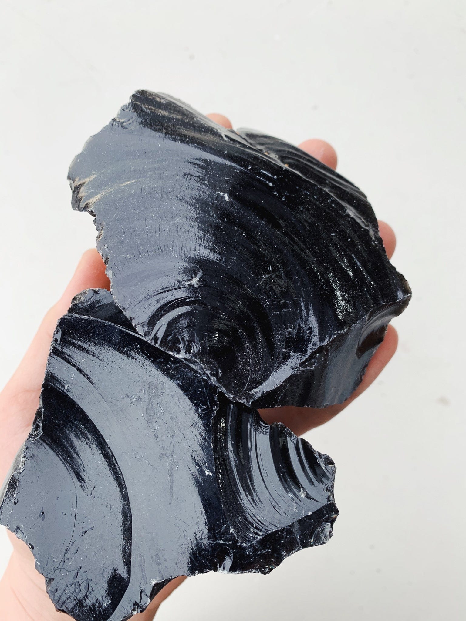 Large Raw Black Obsidian - Intuitively Chosen raw cleanse and co.