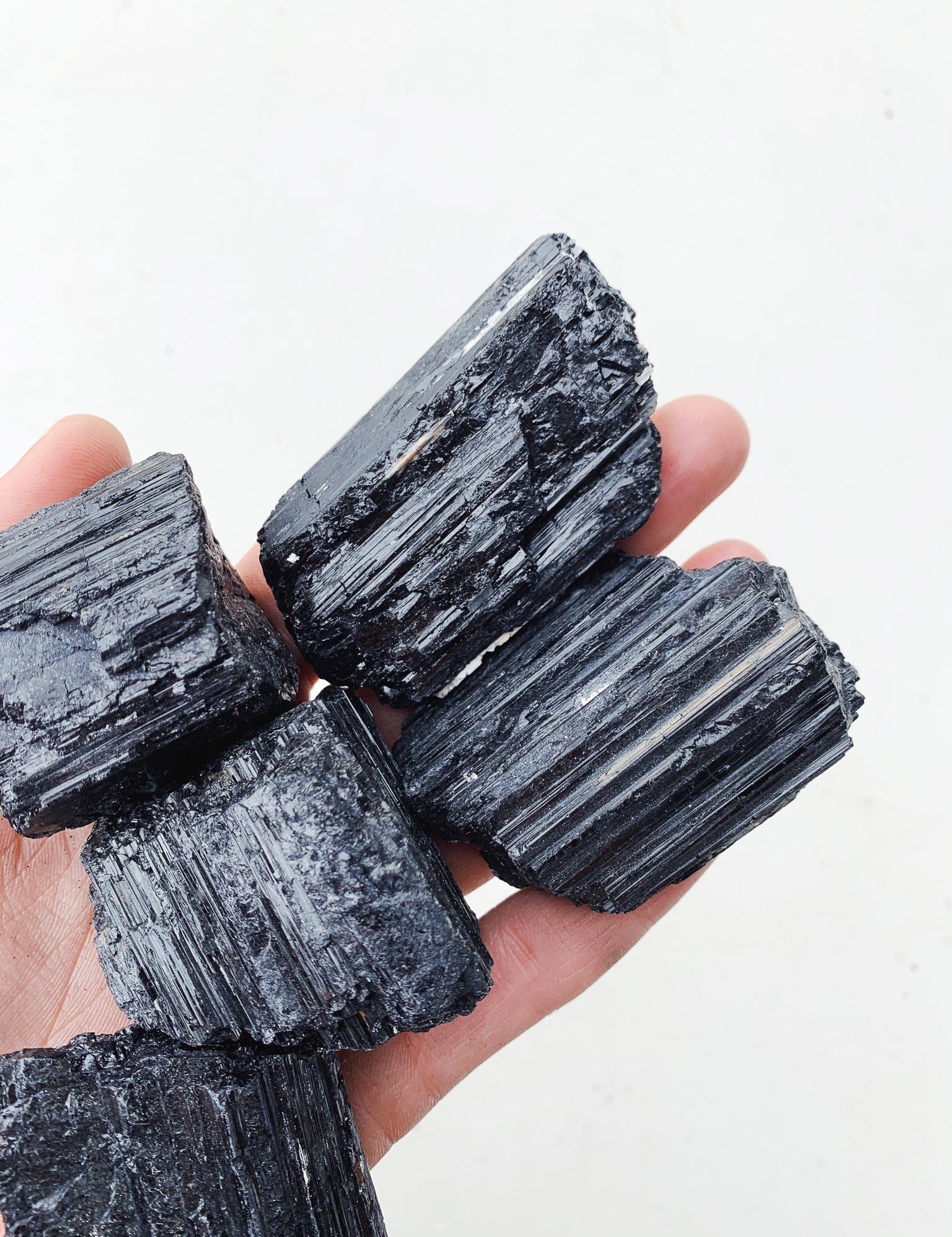 Large Raw Black Tourmaline - Intuitively Chosen raw cleanse and co.
