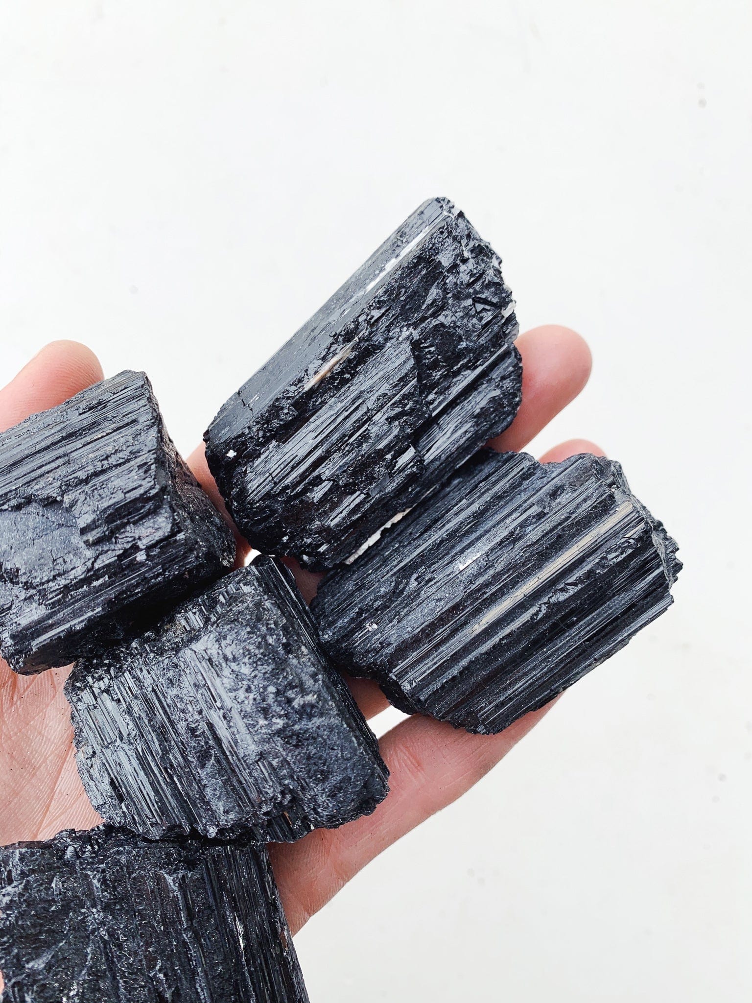 Large Raw Black Tourmaline - Intuitively Chosen raw cleanse and co.