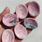 Light Rhodonite Worry Stone worry stone cleanse & co.
