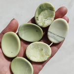 Light Serpentine Worry Stone cleanse & co.