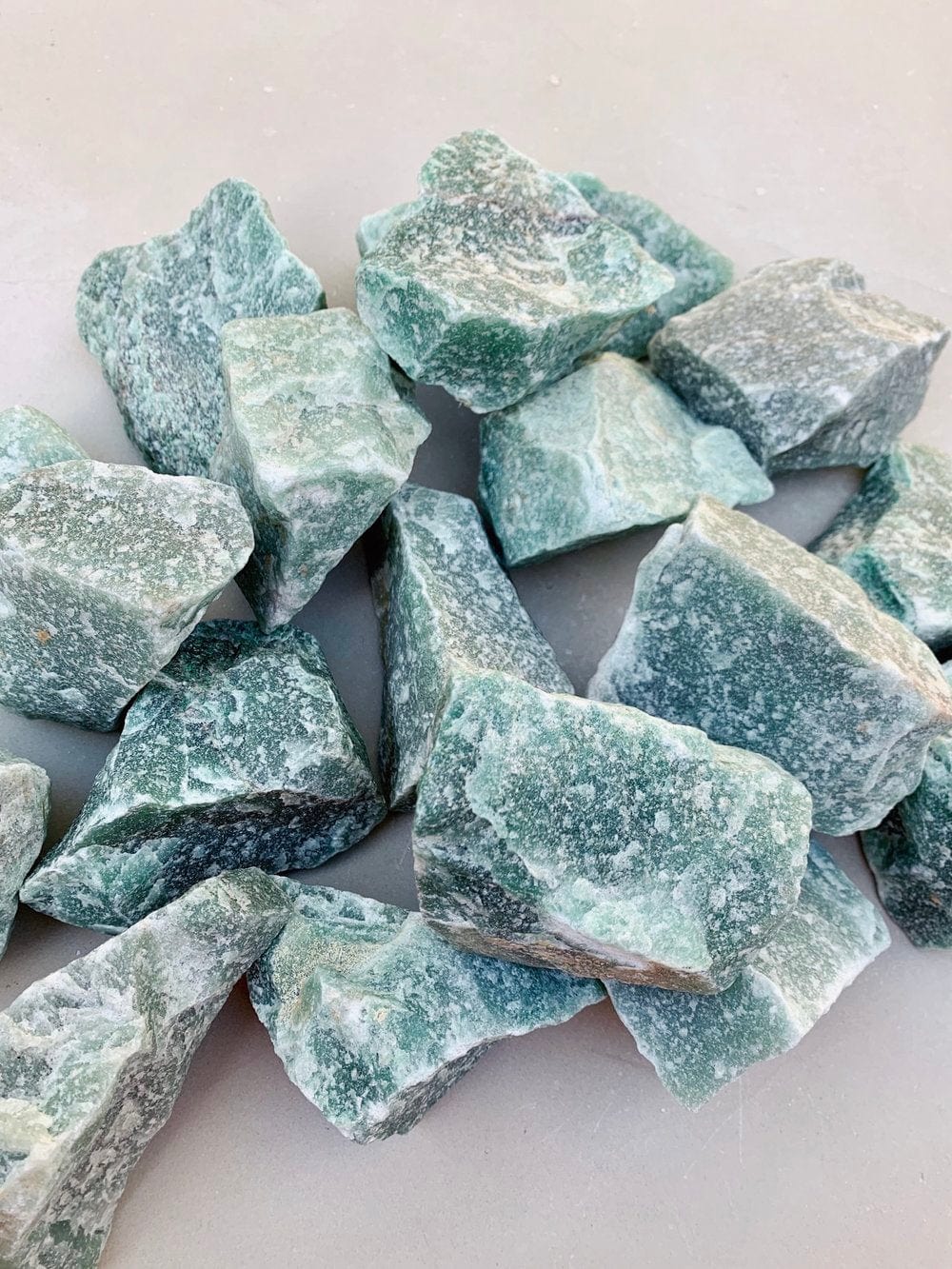 Medium Raw Green Aventurine Chunk - Intuitively Chosen raw cleanse and co.