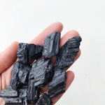 Mini Raw Black Tourmaline - Intuitively Chosen raw cleanse and co.