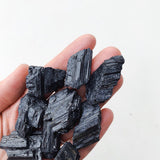 Mini Raw Black Tourmaline - Intuitively Chosen raw cleanse and co.