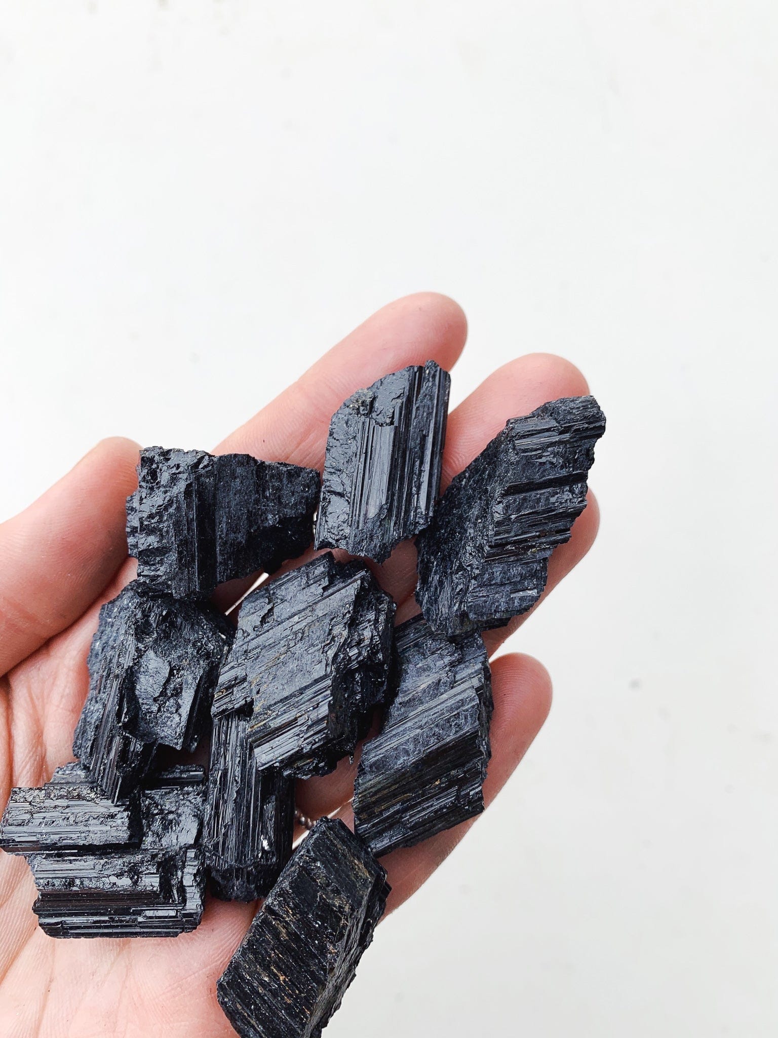 Mini Raw Black Tourmaline - Intuitively Chosen raw cleanse and co.
