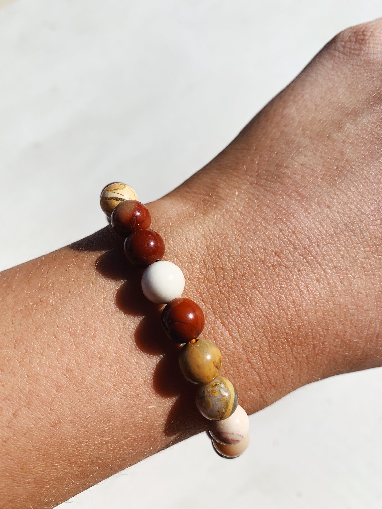 Mookaite Tumble Bracelet cleanse and co.