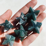 Moss Agate - Merkaba Star shape cleanse & co.